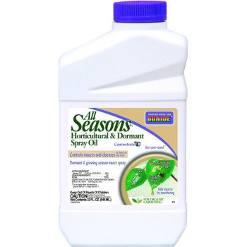 Bonide All Seasons 211 Horticultural and Dormant Spray Oil, Liquid, Spray Application, 1 qt Bottle