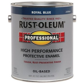 RUST-OLEUM PROFESSIONAL 215964 Protective Enamel, Gloss, Royal Blue, 1 gal Can