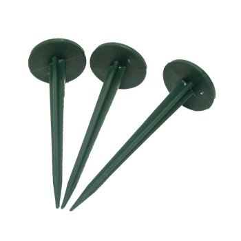 DeWitt FPR-GRN Fabric Pin, 5 in L, Plastic, Green