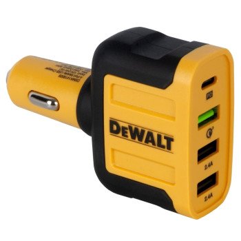 DEWALT 141 9009 DW2 USB Charger, 2.4 A Charge, Black