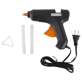 Vulcan JL-GG-40 Glue Gun, 9/32 in Dia Glue Stick, Black/Orange