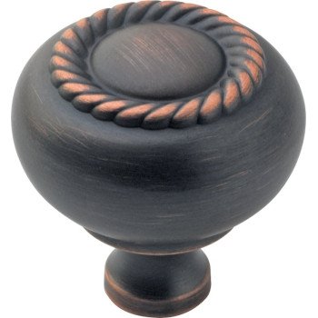 Amerock BP53471ORB Cabinet Knob, 1-1/4 in Projection, Zinc, Oil-Rubbed Bronze