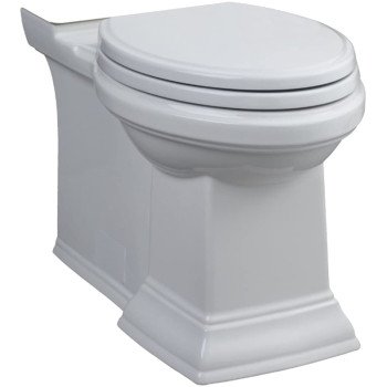 American Standard Town Square 3851A101.020 Toilet Bowl, Elongated, 1.28 gpf Flush, 12 in Rough-In, Vitreous China