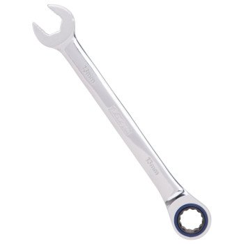 Vulcan PG13MM Combination Wrench, Metric, 13 mm Head, Chrome Vanadium Steel, Polished Mirror