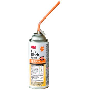 3M FB-FOAM Fire Block Foam, Orange, 12 oz Aerosol Can