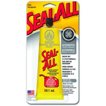 Seal-All 380145 Contact Adhesive, Liquid, Clear, 59.1 mL, Tube