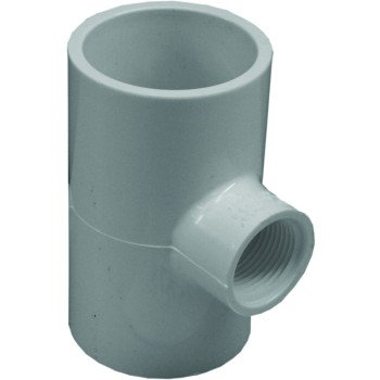 IPEX 035874 Reducing Tee, 1-1/2 x 1-1/2 x 3/4 in, Socket x Socket x FNPT, PVC, SCH 40 Schedule