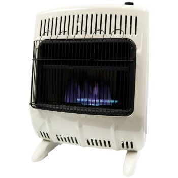 Mr. Heater MHVFDF20BFT Vent-Free Blue Flame Heater, 700 sq-ft Heating Area, 20 lb Fuel Tank, 20,000 Btu