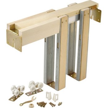 Johnson Hardware 153068PF Universal Pocket Door Frame Kit