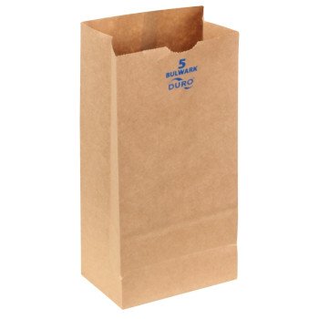 Duro Bag 71005 Heavy-Duty SOS Bag, 3-7/16 in W, 5-1/4 in L, Virgin Paper, Kraft