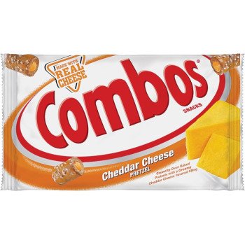 Combos MMM71471 Pretzels, Cheddar Cheese Flavor, 1.8 oz