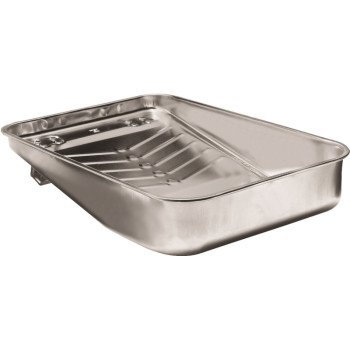 Wooster R405-13 Paint Tray, 19 in L, 13 in W, 3 qt, Steel, Clear