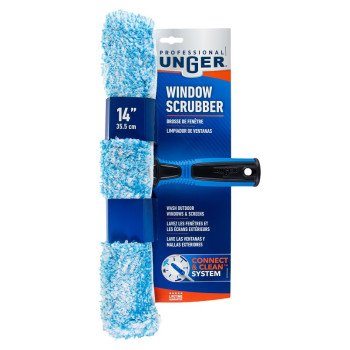 Unger Professional 983920 Window Scrubber, 14 in L Head, Plastic Head