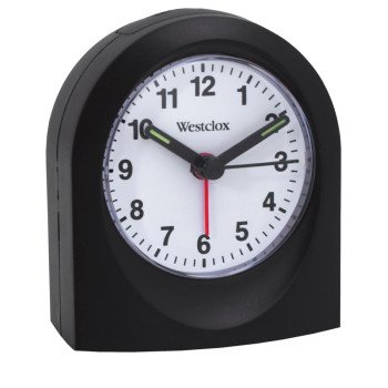 Westclox 47312 Alarm Clock, Black Case