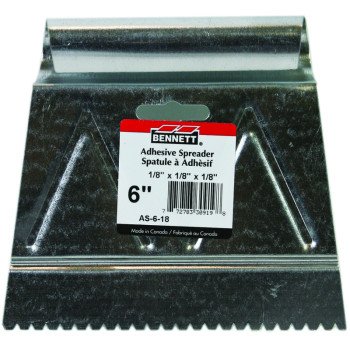 Bennett AS-6-18 Adhesive Spreader, Metal Blade