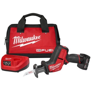 Milwaukee HACKZALL 2520-21XC Reciprocating Saw Kit, Battery Included, 12 V, 4 Ah, 5/8 in L Stroke, 3000 spm