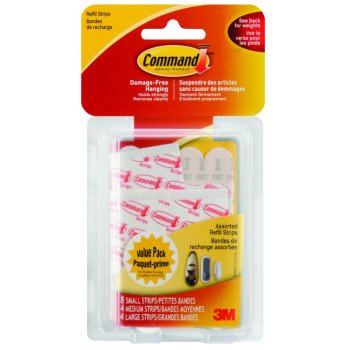 Command 17200C Refill Strip, White