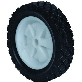 MARTIN Wheel 875P-OF Lawn Mower Wheel, Semi-Pneumatic, Plastic/Rubber