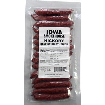 Iowa Smokehouse IS-8BSTH Beef Stick Stubbies, Hickory, 8 oz