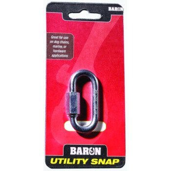 Baron C-7350T-1/4 Quick Link, 880 lb Working Load, Steel, Zinc