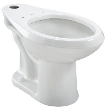 American Standard Madera Series 3043.001.020 Toilet Bowl, Elongated, Vitreous China, White, Floor Mounting