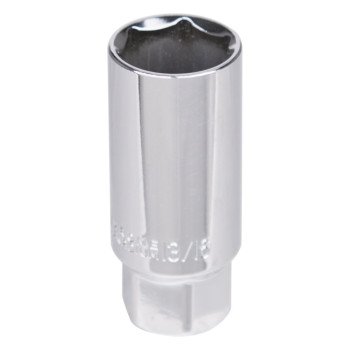 Vulcan MT6497317 Drive Socket, 13/16 in Socket, 3/8 in Drive, 6-Point, Chrome Vanadium Steel, Chrome