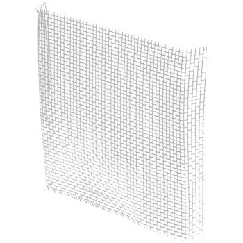 Make-2-Fit P 8098 Window Screen Patch Kit, 3 in L, 3 in W, Aluminum