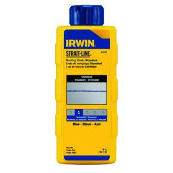 Irwin 64901 Marking Chalk Refill, Blue, Temporary