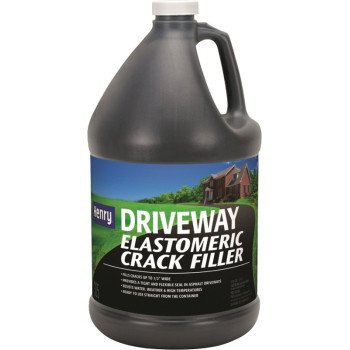 Henry HE305 Series HE305447 Driveway Crack Filler, Liquid, Black, Slight, 0.9 gal Jug