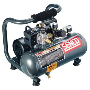 Senco PC1010 Air Compressor, Tool Only, 1 gal Tank, 0.5 hp, 115 V, 125 psi Pressure, 0.7 scfm Air