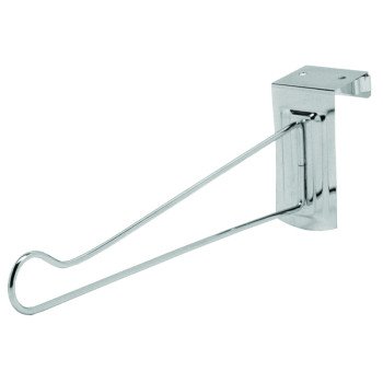 Decko 38500 Door Hanger, Over-The-Door, Steel, Silver, Chrome