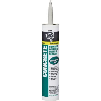 DAP 18096 Filler and Sealant, Gray, 10.1 oz Cartridge