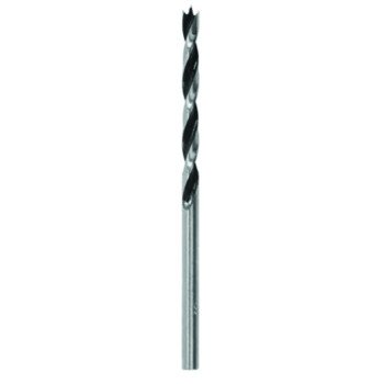 Irwin 49612 Drill Bit, 1/8 in Dia, 2-9/16 in OAL, Spiral Flute, 2-Flute, 1/8 in Dia Shank, Reduced Shank