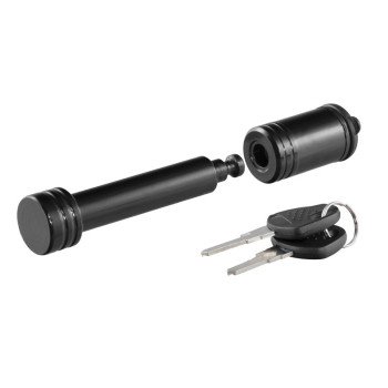 Curt 23518 Barbell Hitch Lock, Carbon Steel, Semi-Gloss Black Powder-Coated