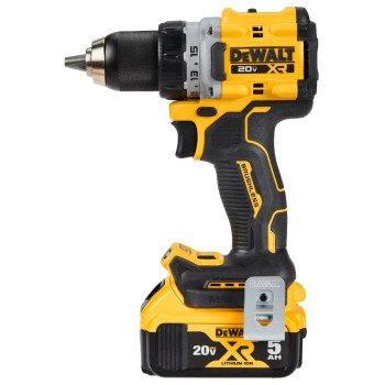 DEWALT XR Series DCD800P1 Drill Driver Kit, Battery Included, 20 V, 5 Ah, 1/2 in Chuck, Keyless, Ratcheting Chuck