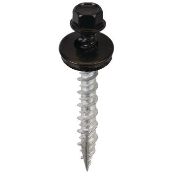 Acorn International SW-MW15BK250 Screw, #9 Thread, High-Low, Twin Lead Thread, Hex Drive, Self-Tapping, Type 17 Point, 250/BAG