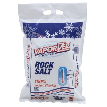 Vaporizer VP-RS25BG Rock Salt, Solid, White, 25 lb, Bag