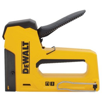 DEWALT DWHTTR350 Staple and Brad Tacker, 100 Magazine, 27/64 in W Crown, 1/2 to 9/16 in L Leg, Orange