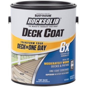 Rust-Oleum 300113 Deck Coat Resurfacer, Liquid, 1 gal