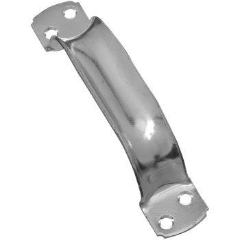 National Hardware N100-313 Door Pull, 1.38 in W, 1.82 in D, 6-3/4 in H, Steel, Zinc