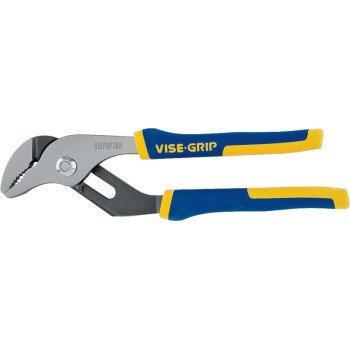 Irwin 2078508 Groove Joint Plier, 8 in OAL, 1-1/2 in Jaw Opening, Blue/Yellow Handle, Cushion-Grip Handle