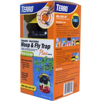 TERRO T514 Wasp and Fly Trap, Liquid, Vinegar