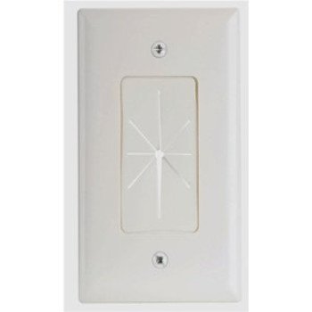 C/VH64R PASSTHRU WALLPLATE    