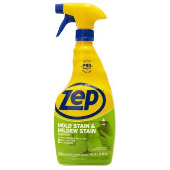 Zep ZUMILDEW32 Stain Remover, 1 qt, Liquid, Slight Chlorine, Clear