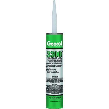 Geocel 3300 Series 68101 Polyurethane Sealant, White, Liquid, 10.1 oz Cartridge