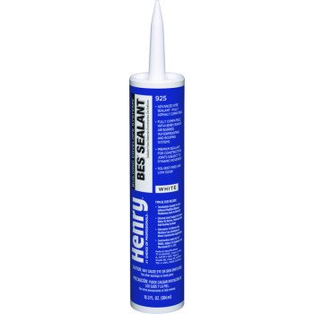 Henry 925 Series HE925W204 BES Sealant, White, Liquid, 10.3 oz Cartridge