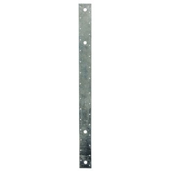 Simpson Strong-Tie MST Series MST27 Strap Tie, 27 in L x 2-1/16 in W Dimensions, 12 ga, Steel, Galvanized/Zinc