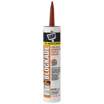 DAP BLOCKADE 18858 Acrylic Sealant, Red, 40 to 110 deg F, 10.1 oz