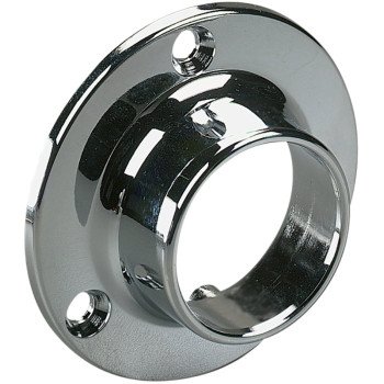 Knape & Vogt 764 CHR Closet Rod Flange, Zinc, Chrome