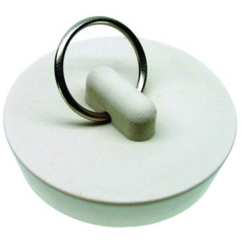 Danco 80228 Drain Stopper, Rubber, White, For: 1-5/8 in Drain, Universal Sink